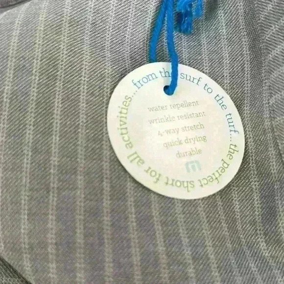 Travis Mathew NWT new Men’s white  Grey Golf Shorts Size 40 - Picture 5 of 6